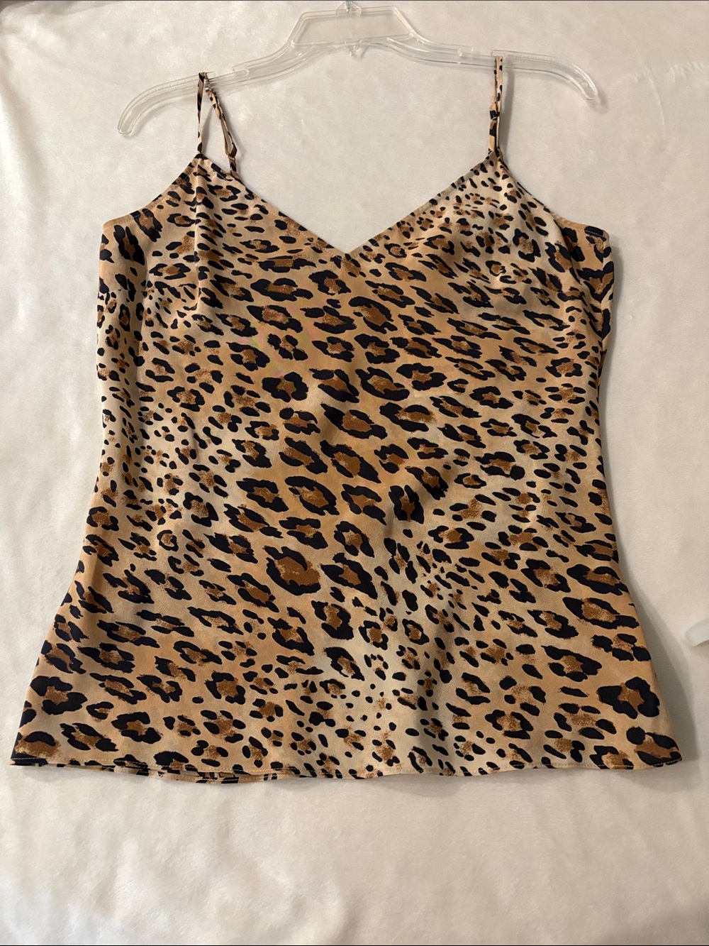 Frame Cheetah Print Satin Cami Size XS